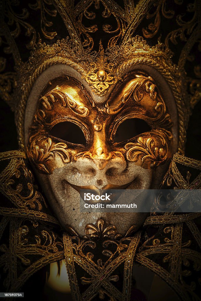 venetian mask close-up Masquerade Mask Stock Photo