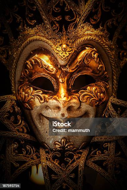 Venetian Mask Closeup Stock Photo - Download Image Now - Masquerade Mask, Venice Carnival, Close-up
