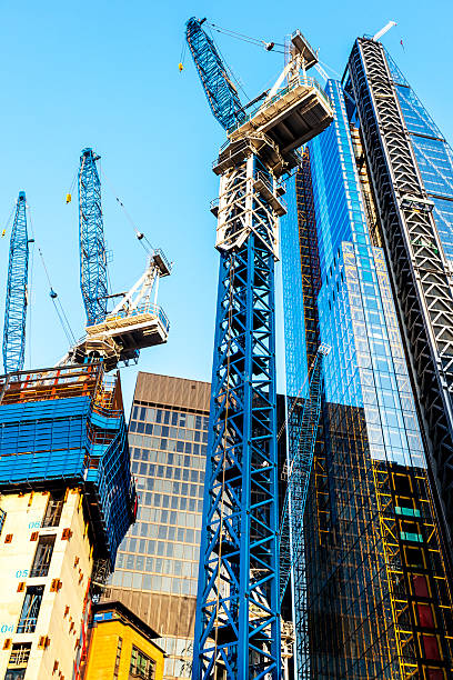 istock Modern Office Buildings in Construction, London, UK 187594001