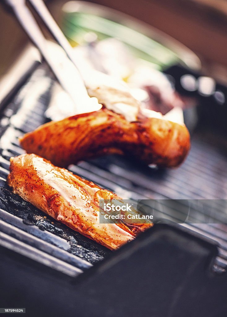 Backyard Grill - Foto stock royalty-free di Alimentazione sana