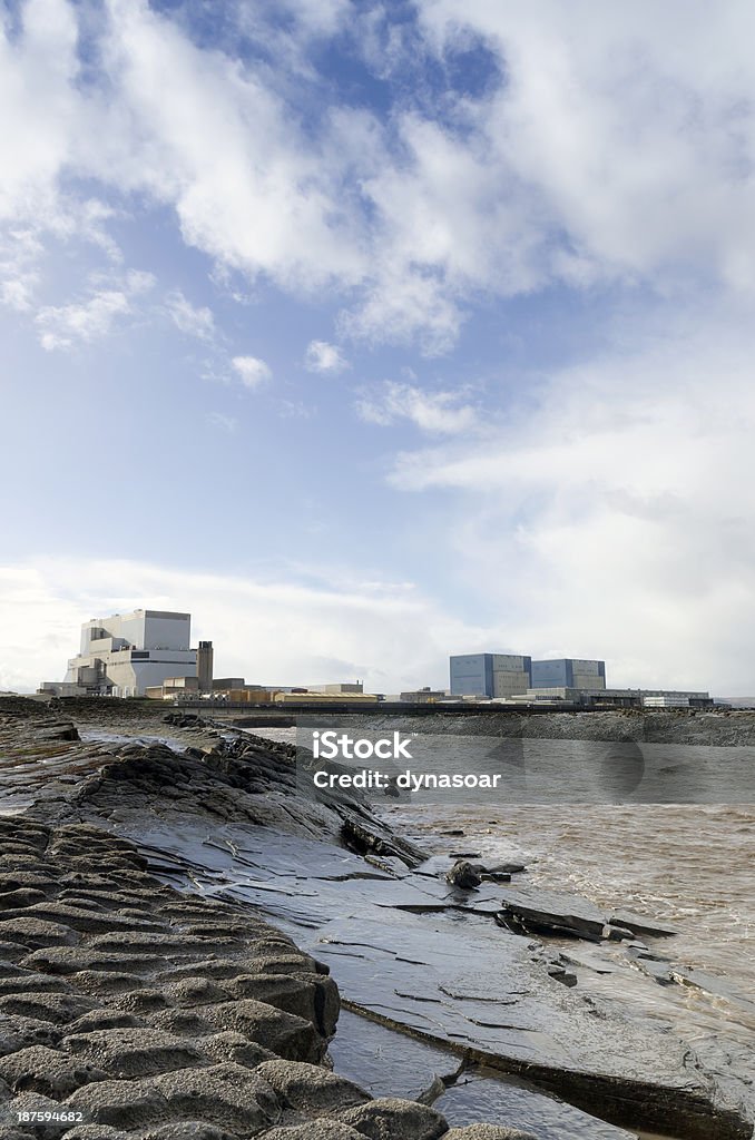 As centrais de energia Nuclear Hinkley Point, Somerset - Foto de stock de Reino Unido royalty-free