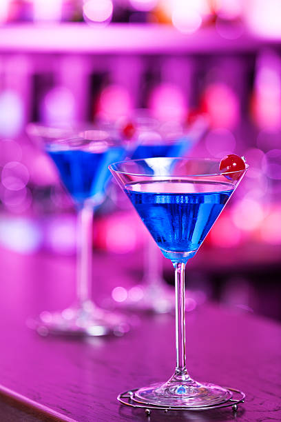 istock Cocktails Collection - Blue Martini 187595277