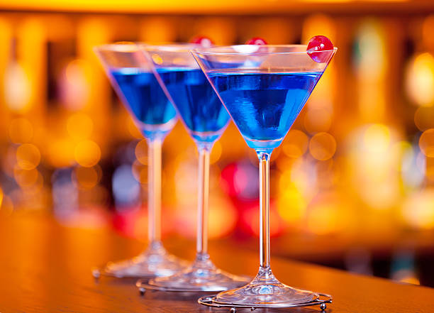 istock Cocktails Collection - Blue Martini 187595284