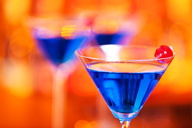 istock Cocktails Collection - Blue Martini 187595300