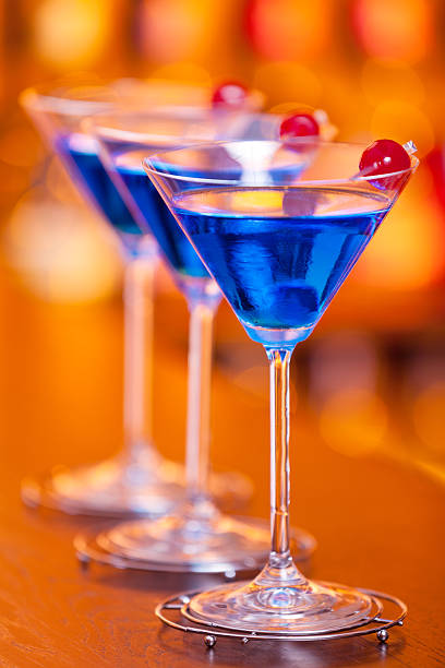 istock Cocktails Collection - Blue Martini 187595301