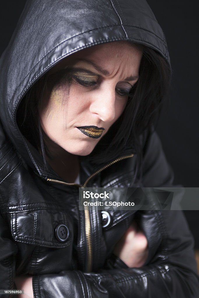 Portrait de triste gothique - Photo de Adulte libre de droits