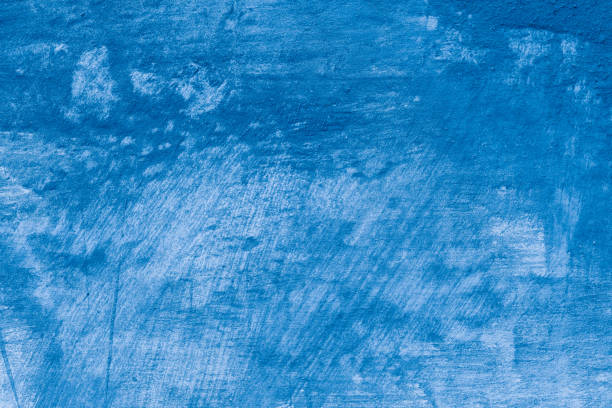 istock Grunge classic blue concrete background. Textured plaster wall. 1875970207