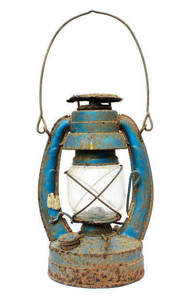 istock very old Hurricane lamp 187597230