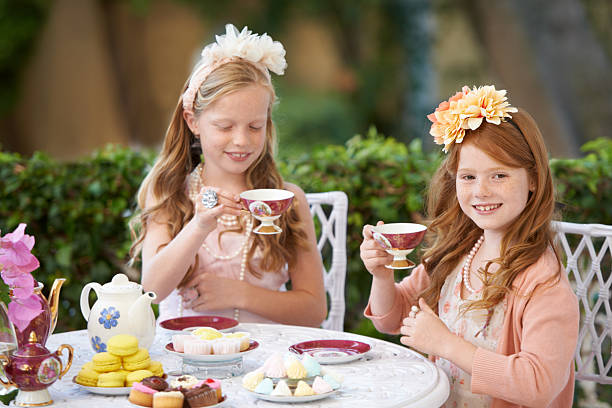 fairy tale abstract concept. Still life of mad tea party