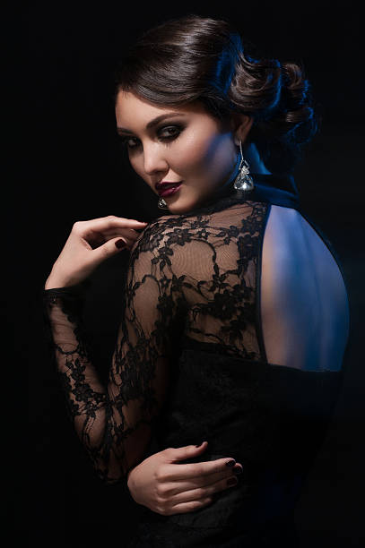 istock Woman with makeup and hairstyle 187599605