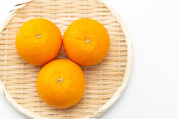 istock Navel orange on a white background. 1876022553