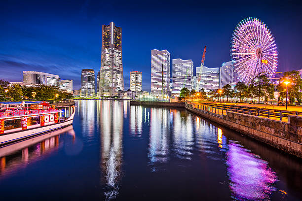 yokohama japão - landmark tower tokyo prefecture japan asia imagens e fotografias de stock