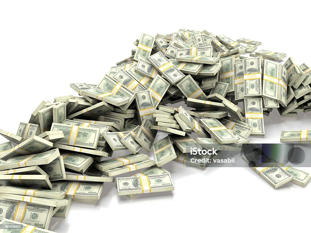 Pila de dinero - Foto de stock de Dinero libre de derechos