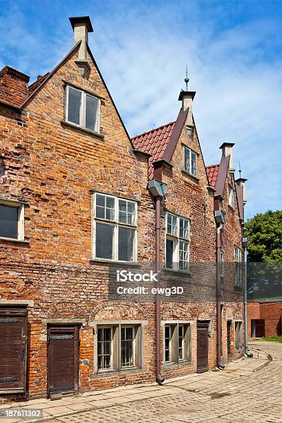 Old Town In Gdansk Poland Stock Photo - Download Image Now - Architectural Feature, Architecture, Blue