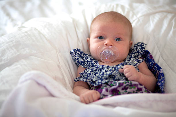 istock Newborn baby girl 187613181