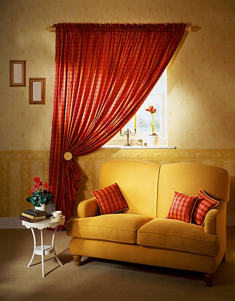 istock Elegant interior in a small living room 187614635