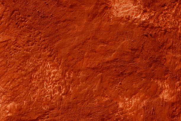 istock Grunge peach color concrete background. Textured plaster wall. 1876151116