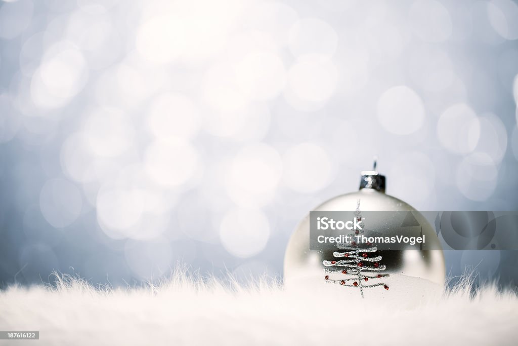 Christmas Bauble-Baum Unscharf gestellt Lichter Dekoration Hintergrund - Lizenzfrei Abstrakt Stock-Foto