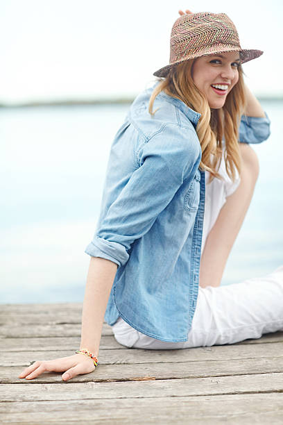 istock Enjoying the lakeside breeze 187616278
