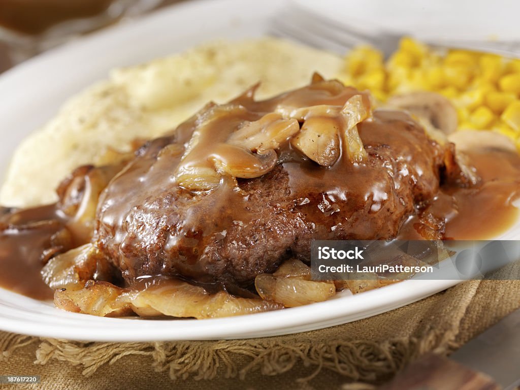 Carne de Salisbury - Royalty-free Acompanhamento Foto de stock