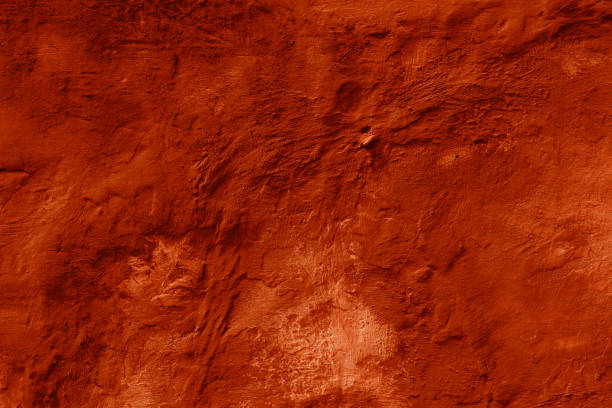 istock Grunge peach color concrete background. Textured plaster wall. 1876176024