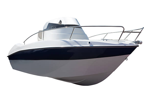 istock New motor speedboat over white 187619872