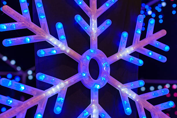 snowflake christmas background stock photo