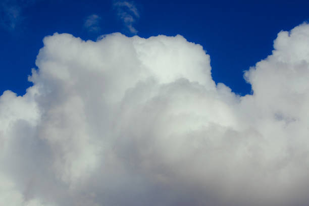Background image with Nimbus Cloud and blue sky