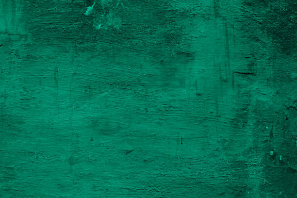 istock Grunge deep green concrete background. Textured plaster wall. 1876257122