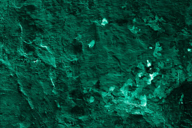 istock Grunge deep green concrete background. Textured plaster wall. 1876263733