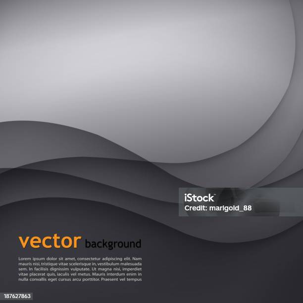 Dunkelgrau Elegante Businesshintergrund Stock Vektor Art und mehr Bilder von Abstrakt - Abstrakt, Bedecken, Bettdecke