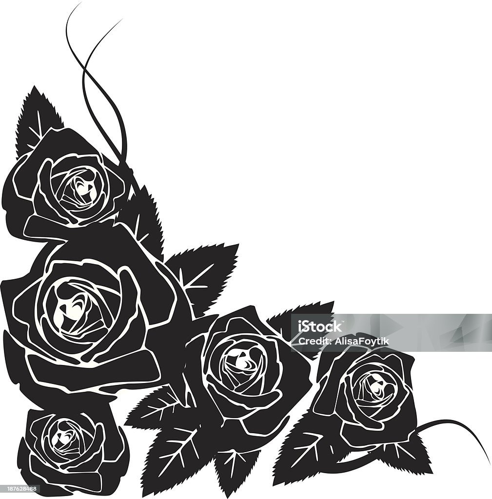 Nền Làm Từ Hoa Hồng Đen Hình minh họa Sẵn có - Tải xuống Hình ảnh ...