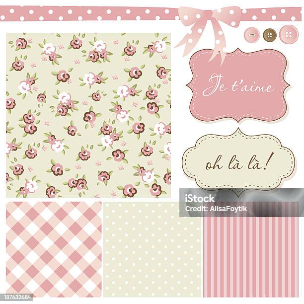 Vintage Rose Pattern Frames Stock Illustration - Download Image Now - Backgrounds, Border - Frame, Collection