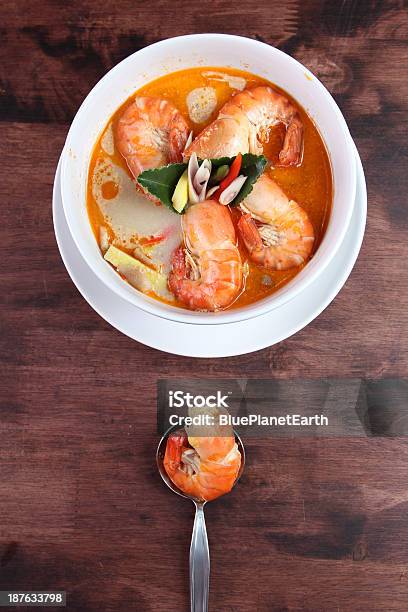 Tom Yum Kung Thai Beliebte Menü Stockfoto und mehr Bilder von Blatt - Pflanzenbestandteile - Blatt - Pflanzenbestandteile, Fische und Meeresfrüchte, Fotografie