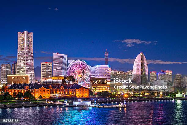 Yokohama Japan Stock Photo - Download Image Now - Yokohama, Tokyo - Japan, Night