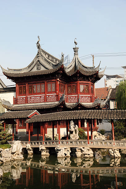 istock Traditional chinese architecture in Shanghai 187635417