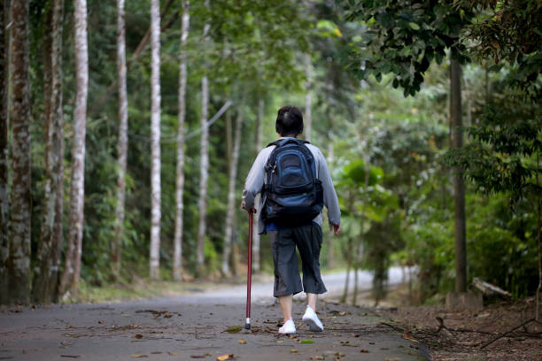 istock Single Woman Hiking 1876396248