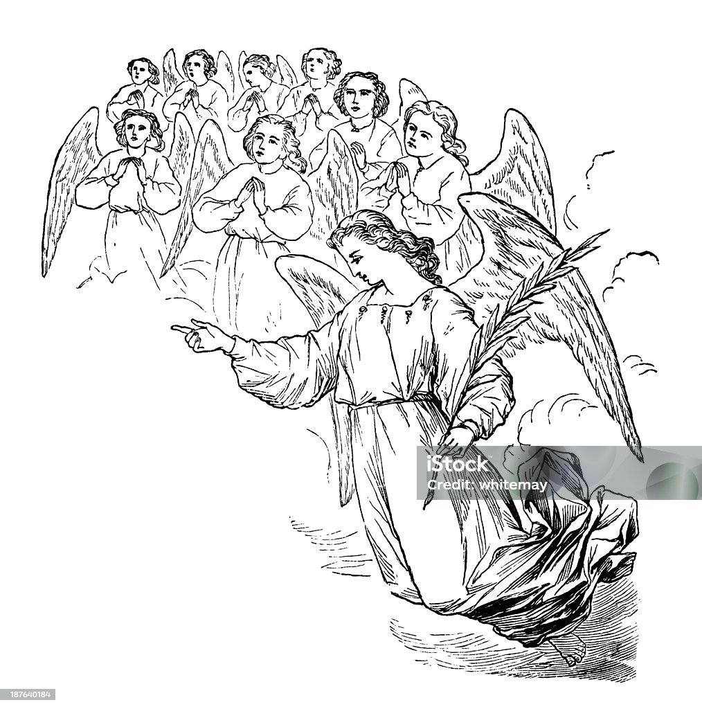Angels - Zbiór ilustracji royalty-free (1890-1899)