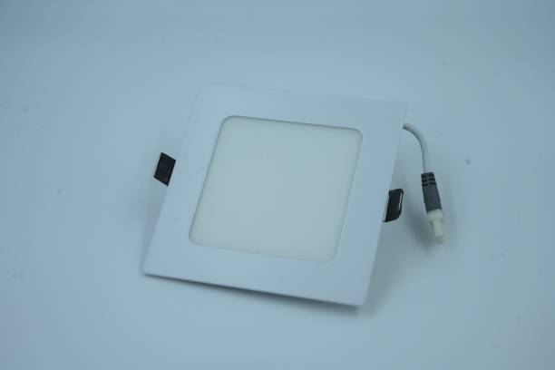 istock Elegantly designed Indoor recessed commercial lights isolated on a white background 1876404445
