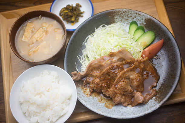 istock Japanese Cuisine Pork Shogayaki 187643260