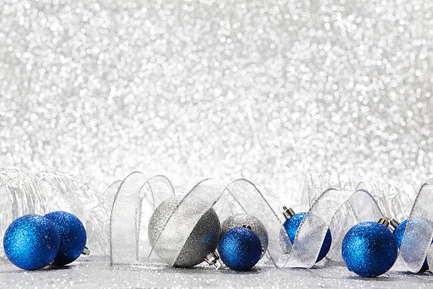 istock Christmas balls and ribbons 187645089