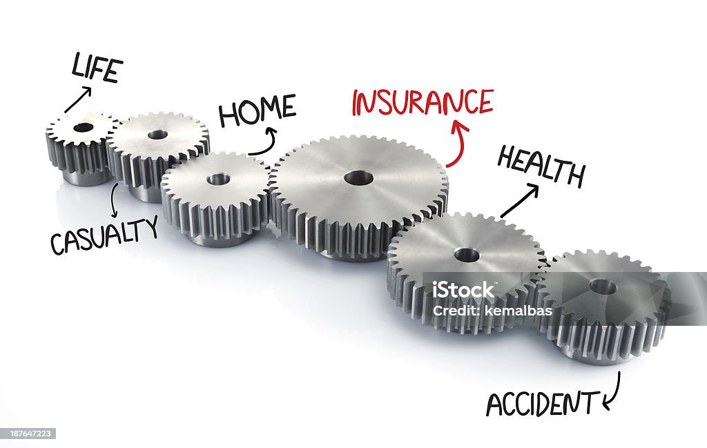 Processo di assicurazione - Foto stock royalty-free di Acciaio