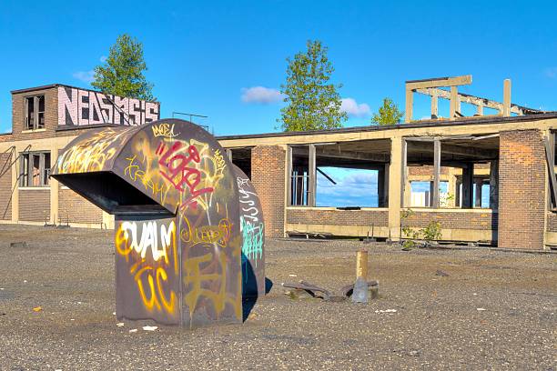 Factories Abandoned Roof View
