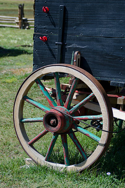 istock Wagon Wheel at Hornbek Ranch 187648475