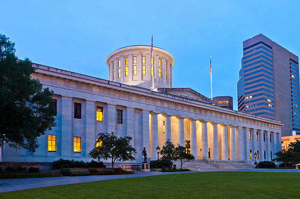 Ohio Statehouse In Columbus stock photo