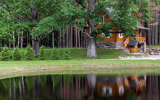 istock Summerhouse in the forest 187649037