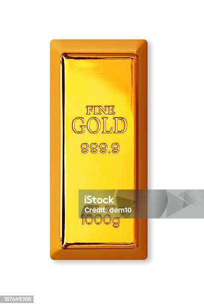 Gold Bar Foto de stock y más banco de imágenes de Lingote - Lingote, Brillante, Dinero