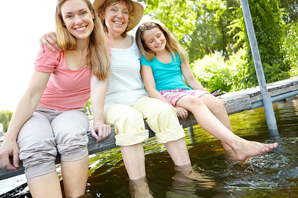 istock Cooling off by the lake 187649406