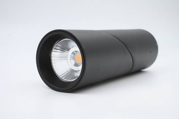istock Indoor surface and recessed light isolated on a white background 1876506966
