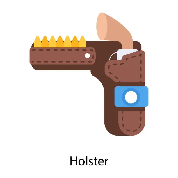 Vector illustration of Holster